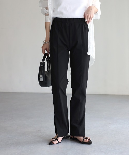 「Riberry」 スラックス MEDIUM ブラック レディース_画像3