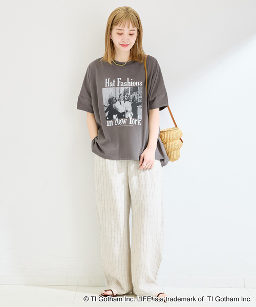 「GOOD ROCK SPEED」 半袖Tシャツ FREE ベージュ レディース_画像2
