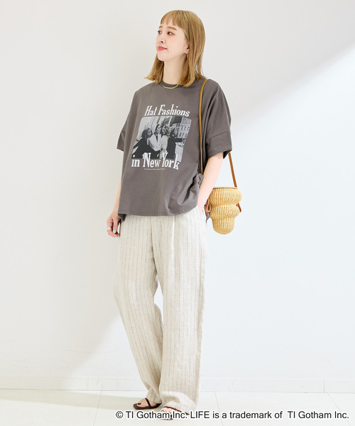 「GOOD ROCK SPEED」 半袖Tシャツ FREE ベージュ レディース_画像3