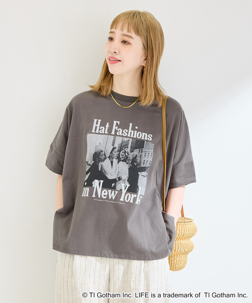 「GOOD ROCK SPEED」 半袖Tシャツ FREE ベージュ レディース_画像6