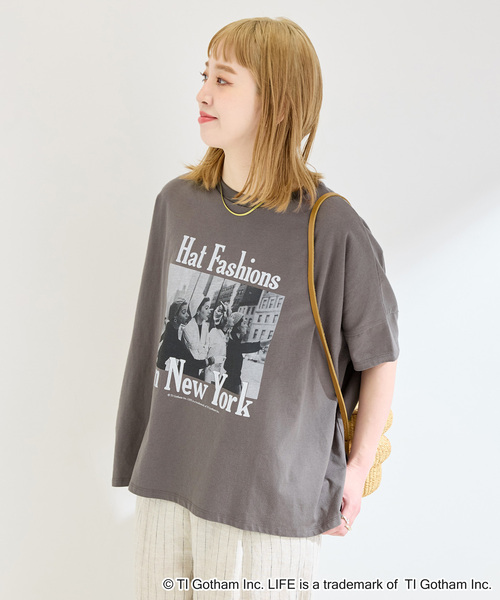 「GOOD ROCK SPEED」 半袖Tシャツ FREE ベージュ レディース_画像7