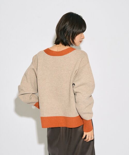 「YECCA VECCA」 ニットカーディガン FREE ベージュ レディース_画像7