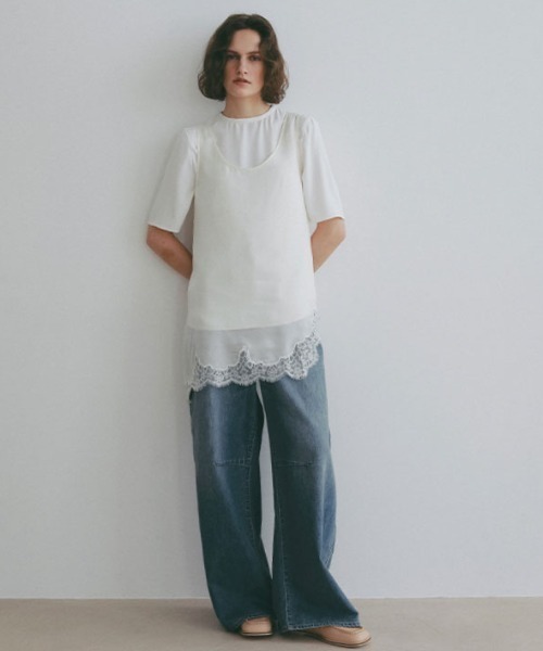 ETRE TOKYO（エトレトウキョウ） ワイドパンツ ジーンズ デニム デニム
