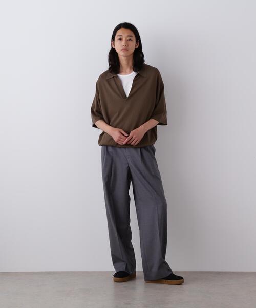 YLEVE（イレーヴ） ワイドパンツ パンツ YLEVE / SUPER120'S CHAMBRAY
