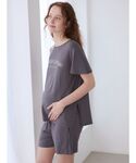 マタニティ マタニティレーヨンロゴショートパンツの詳細画像4