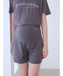 マタニティ マタニティレーヨンロゴショートパンツの詳細画像5