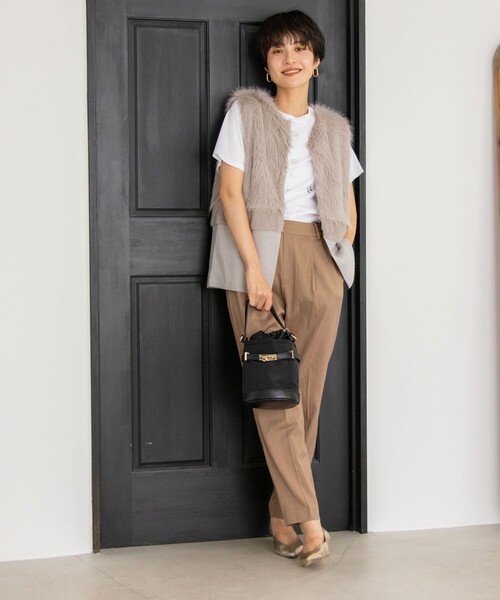 「NOLLEY'S」 半袖Tシャツ 38 ネイビー レディース_画像8