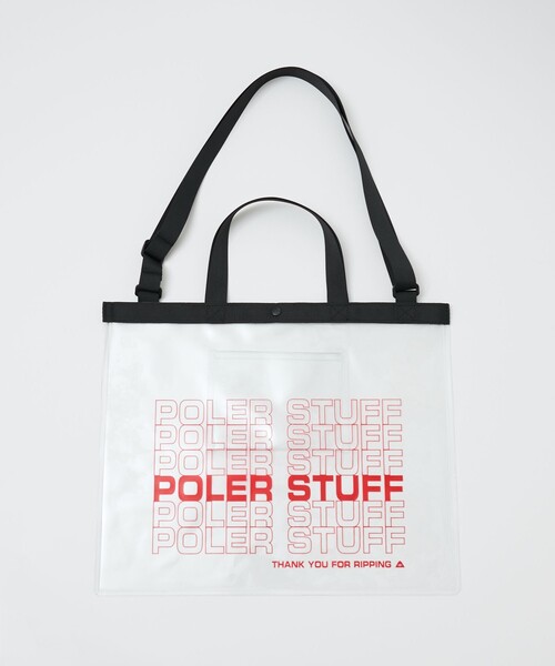 「POLeR」 トートバッグ フリー オレンジ メンズ_画像2