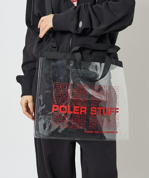 「POLeR」 トートバッグ フリー オレンジ メンズ_画像3