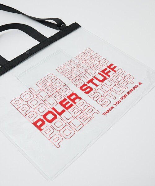 「POLeR」 トートバッグ フリー オレンジ メンズ_画像4