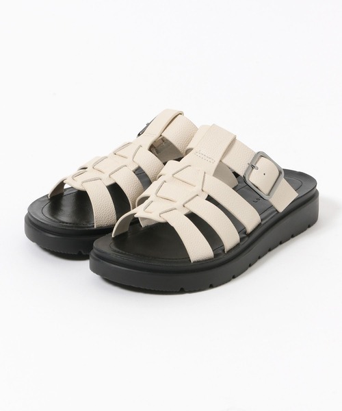 「LOWRYS FARM」 フラットサンダル MEDIUM シルバー レディース_画像7