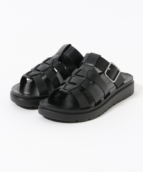 「LOWRYS FARM」 フラットサンダル MEDIUM シルバー レディース_画像9
