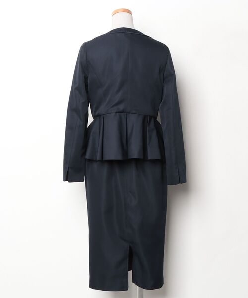 「RUIRUE BOUTIQUE」 スカートスーツ M ネイビー レディース_画像2