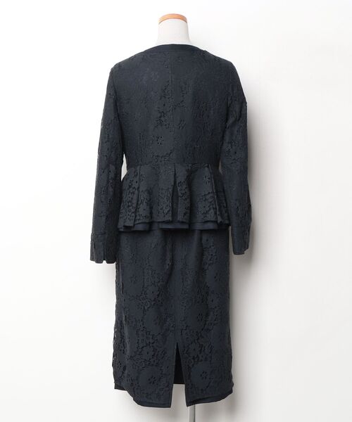「RUIRUE BOUTIQUE」 スカートスーツ M ネイビー レディース_画像4