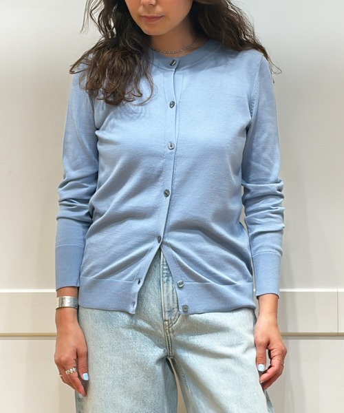 カーディガン BANANA REPUBLIC FACTORY STORE　　日本限定 クルーネックカーディガン レディースの画像