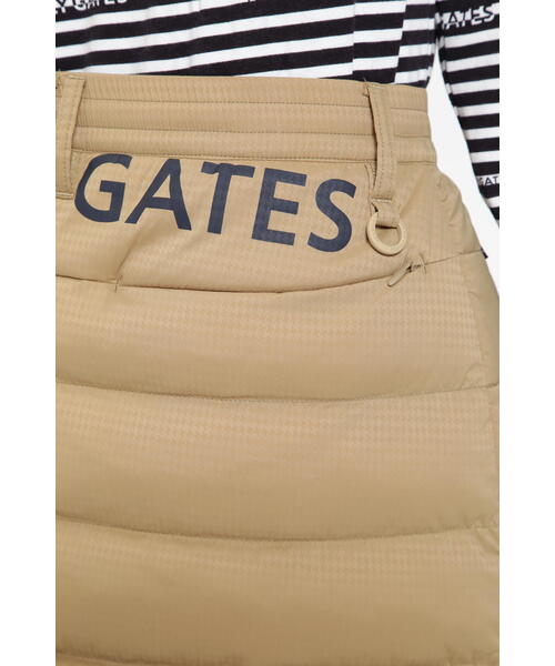 PEARLY GATES - PEARLY GATES 2021ドビーダイヤ柄 中綿ナイロンストレッチスカート セール・アウトレット】ドビー変形ダイヤ柄ストレッチ