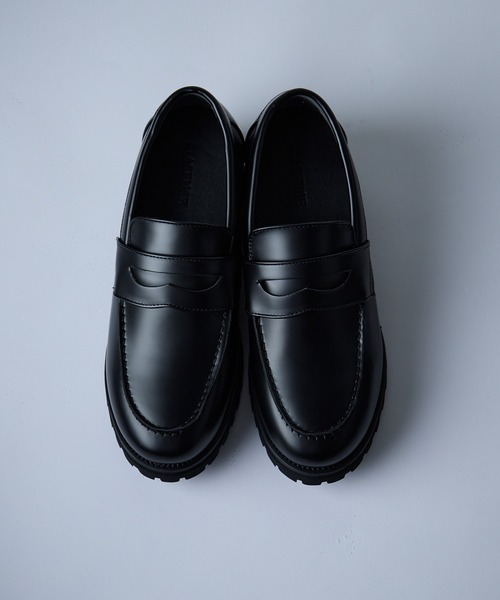 CIASENSE ローファー ＋6.8cm High sole dress bit loafers coin