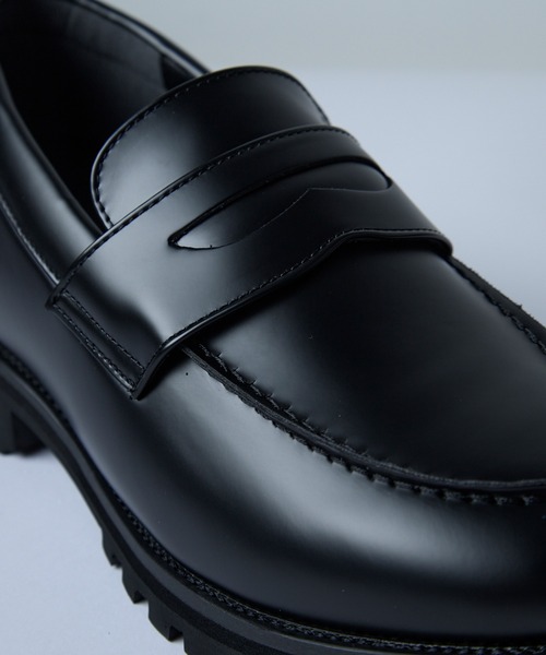 CIASENSE ローファー ＋6.8cm High sole dress bit loafers coin