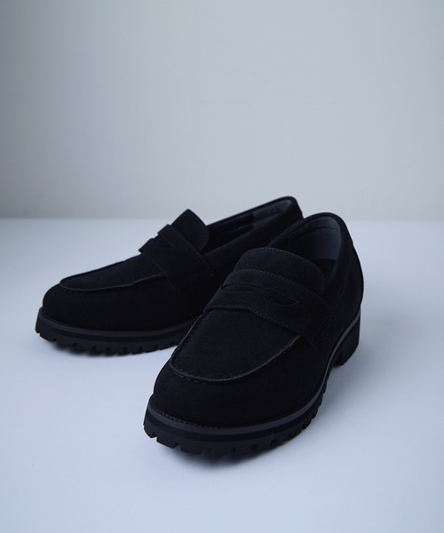 CIASENSE ローファー ＋6.8cm High sole dress bit loafers coin