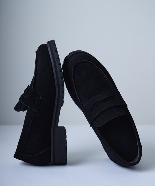 CIASENSE ローファー ＋6.8cm High sole dress bit loafers coin 
