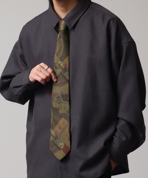 ネクタイ Pattern Print Necktie/総柄とろみネクタイ : ZOZOTOWN Yahoo