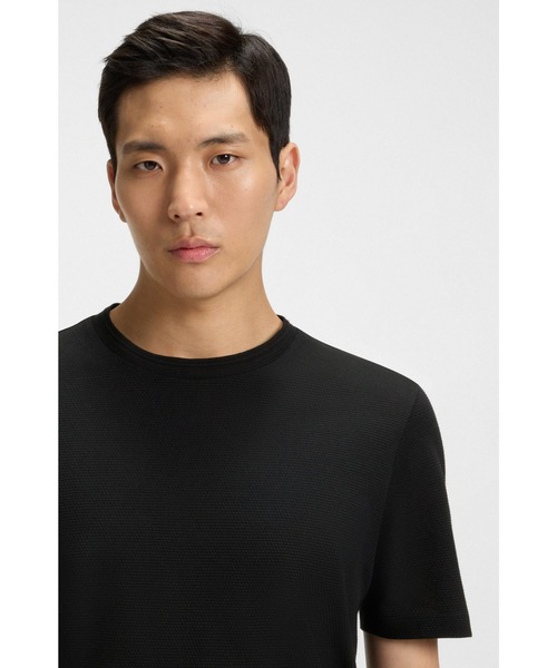 BOSS（HUGO BOSS） tシャツ バブルジャカードストラクチャー