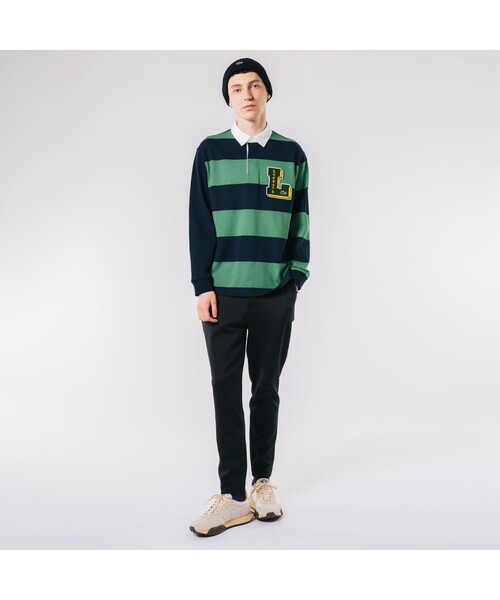 LACOSTE ポロシャツ クレイジーパターンラガーシャツ メンズ