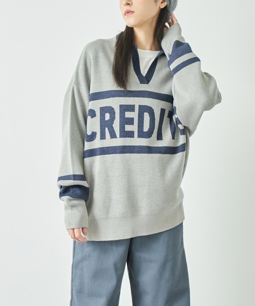 トップス sap ANAP（アナップ） ニット セーター スキッパージャガードニット