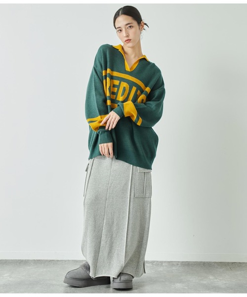 ANAP（アナップ） ニット セーター スキッパージャガードニット