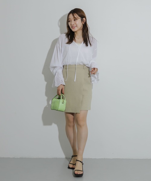 SENSE OF PLACE by URBAN RESEARCH スカート ラップミニスカート