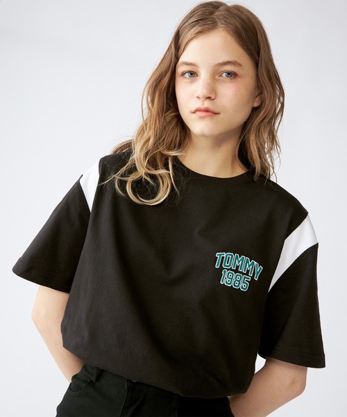 tシャツ 「オンライン限定」レギュラーバーシティメッシュTシャツ メンズ レディース | TOMMY JEANS