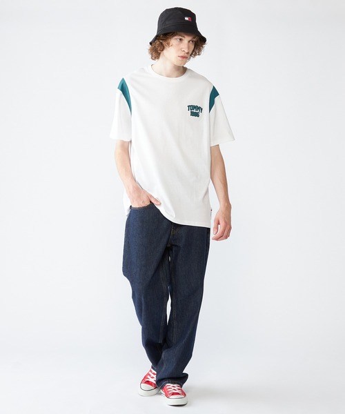 tシャツ 「オンライン限定」レギュラーバーシティメッシュTシャツ メンズ レディース | TOMMY JEANS | 10