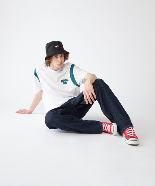 tシャツ 「オンライン限定」レギュラーバーシティメッシュTシャツ メンズ レディース | TOMMY JEANS | 12