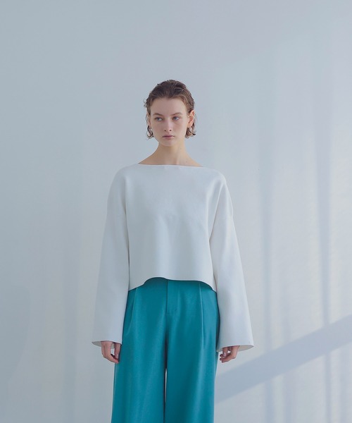 ニット セーター high twist boat neck pull(ハイツイストボートネックプルオーバー) レディース BEAUTY＆YOUTH UNITED ARROWS ニット セーター コイルニット