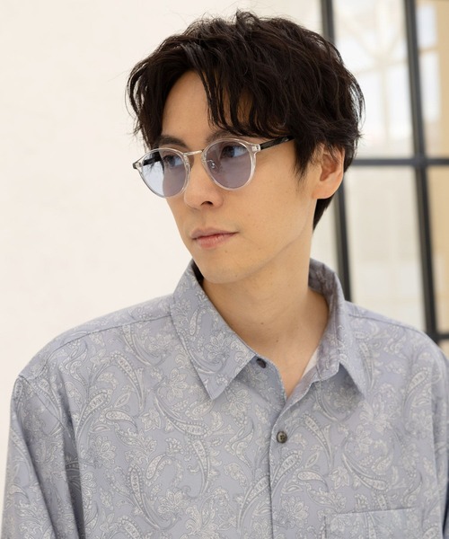 LAKOLE（ラコレ） サングラス ウェリントンコンビシルバーサングラス