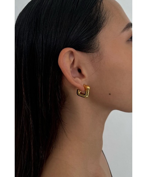 ALEXIA STAM ピアス Square Earrings /「Silver925」スクエア