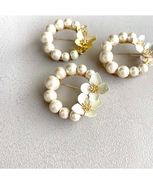 TONE（トネ） ブローチ 「S.coeuf」「S.coeuf」ラウンドブローチ