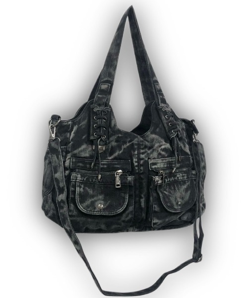 XU ショルダーバッグ 「XU」2way denim bag / 「エックスユー