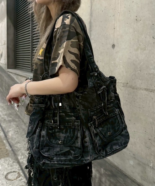 XU ショルダーバッグ 「Never mind the XU」2way denim bag