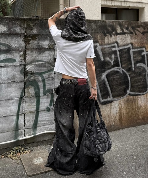 XU ショルダーバッグ 「Never mind the XU」2way denim bag / 「ネバー