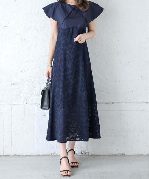 オールドChristian Dior ビッグカラー　セーラーブラックワンピース ワンピース ビックセーラーカラーワンピース : ZOZOTOWN Yahoo