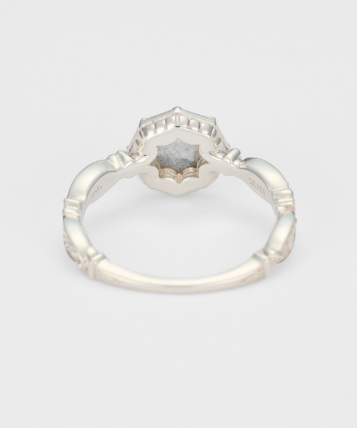 agete 指輪 リング シルバーラブラドライト／クォーツリング