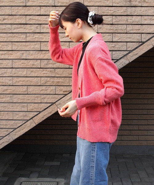 ニット セーター MEYAME/メヤメ　ネップニットカーディガン　NEP KNIT CARDIGAN レディース MEYAME ニット セーター MEYAME/メヤメ ネップニット
