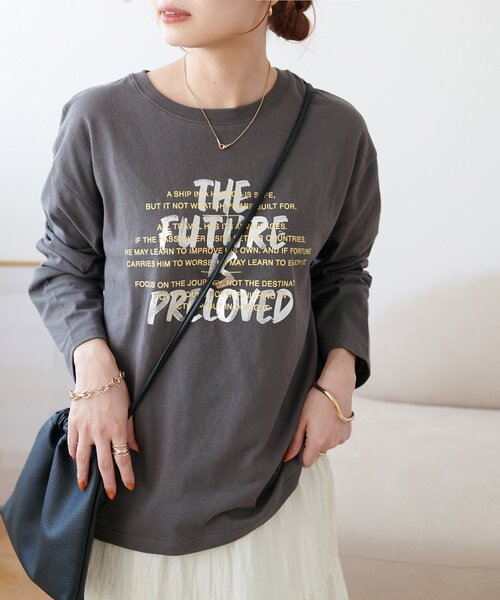 Discoat（ディスコート） tシャツ 「WEB限定」ハクプリントロング
