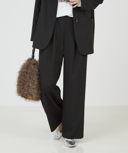 abahouse mavie（アバハウスマヴィ） パンツ 「セットアップ対応」ピン