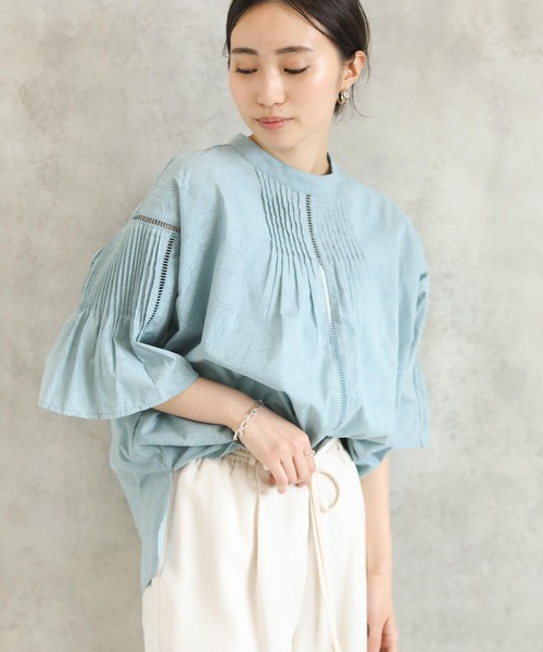 「Gready Brilliant」 「huitieme nid」半袖ブラウス FREE ブラック レディース Gready Brilliant 「Gready Brilliant」 半袖ブラウス FREE