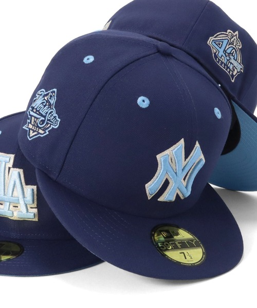 59FIFTY 青 キャップ 7 3/8ツバグレー、オール青色です。 59FIFTY 青 キャップ 7 3/8ツバグレー、オール青色です。 - メルカリ