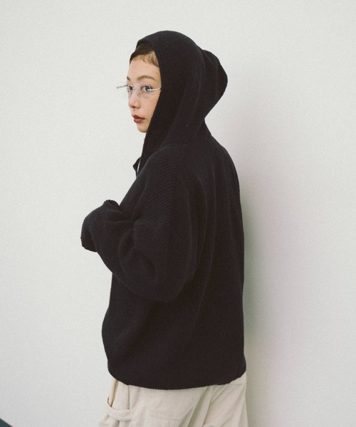 HANNE ニット セーター フーディーニットプルオーバー レディース