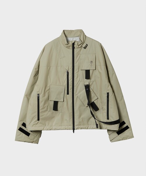 ブルゾン アウター 「D-VEC/ディーベック」GORETEX PRODUCT 3L S.R.G.SHELL BEIGE メンズの画像