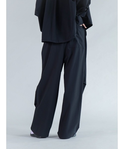 YORT パンツ 「防シワ・撥水」アクティブパラシュートパンツ